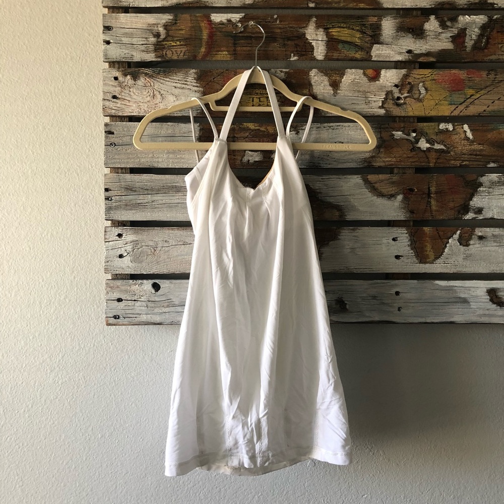 lululemon: white tank top